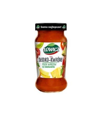 SOS LOWICZ SLODKO KWASNY 350G AGROS NOVA FOOD