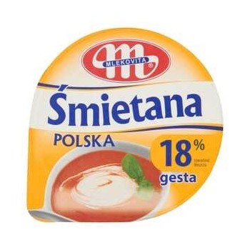 SMIETANA POLSKA GESTA 18% 200G MLEKOVITA