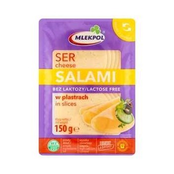 LACTOSEVRIJE MLEKPOL SALAMI KAAS 150G PLAKJES