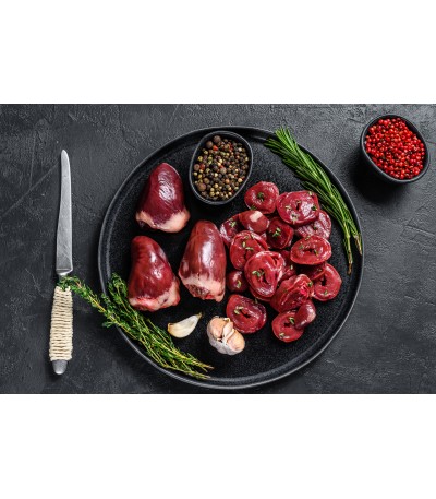 Kalkoenvlees - kalkoenhartjes 250g