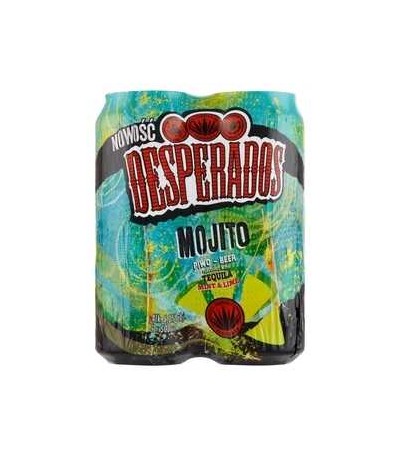 BIER DESPERADOS MOJITO 500ML 4-PACK BLIKJE GZ